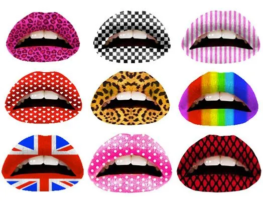 Maquillaje: Pegatinas o Calcomanias para labios - Trucos de Mujer