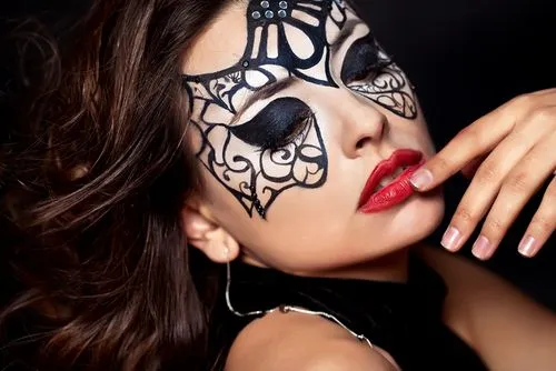 Maquillaje de Quinceañera inspirado en halloween