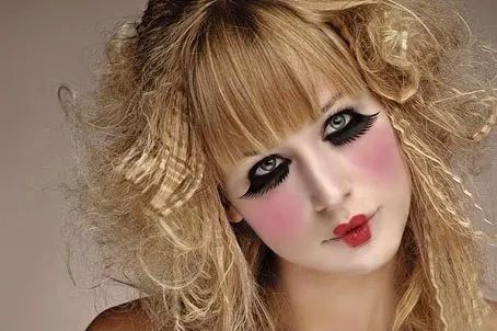 maquillaje teatral, muñeca | Make up | Pinterest | Maquillaje ...