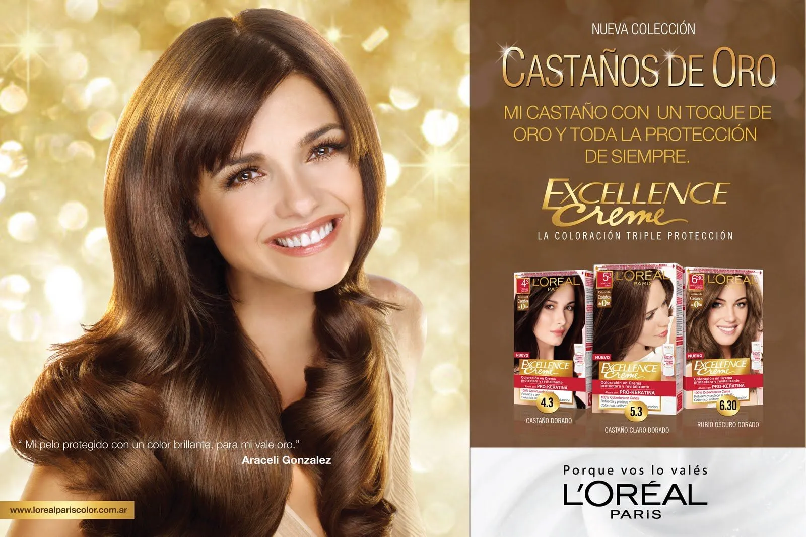 A Maquillarse: L'oreal elige a Araceli Gonzalez A Maquillarse: L'oreal elige a Araceli Gonzalez