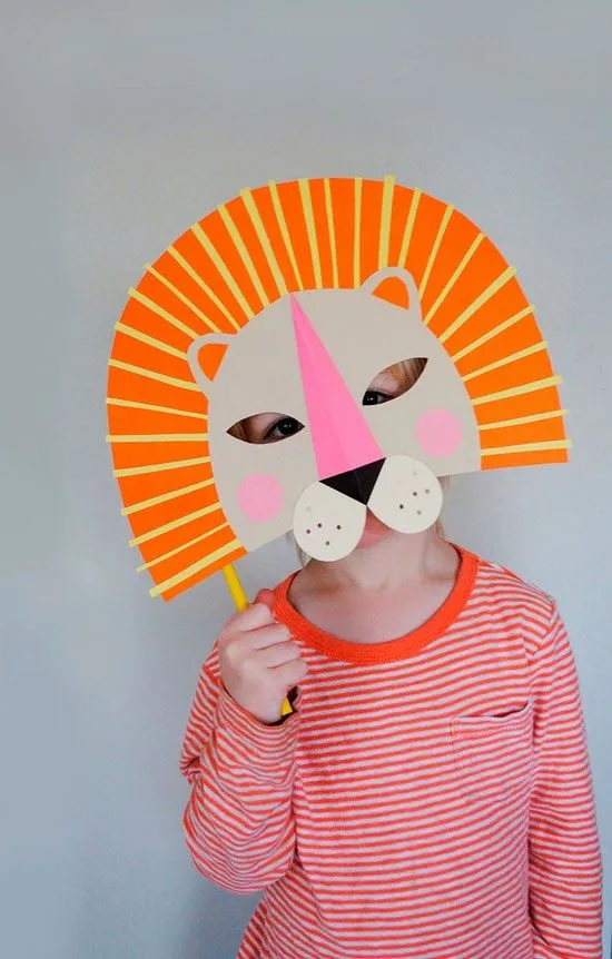 Mar&Vi Blog: 5 DIY de máscaras de papel para niños