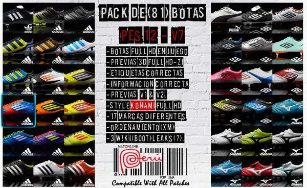 Pack de 81 botas V7 Full HD - by Nilton1248