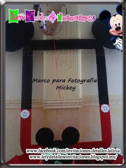 Marco para Fotografìas Mickey Mouse Marco De Mickey Mouse- Este ...