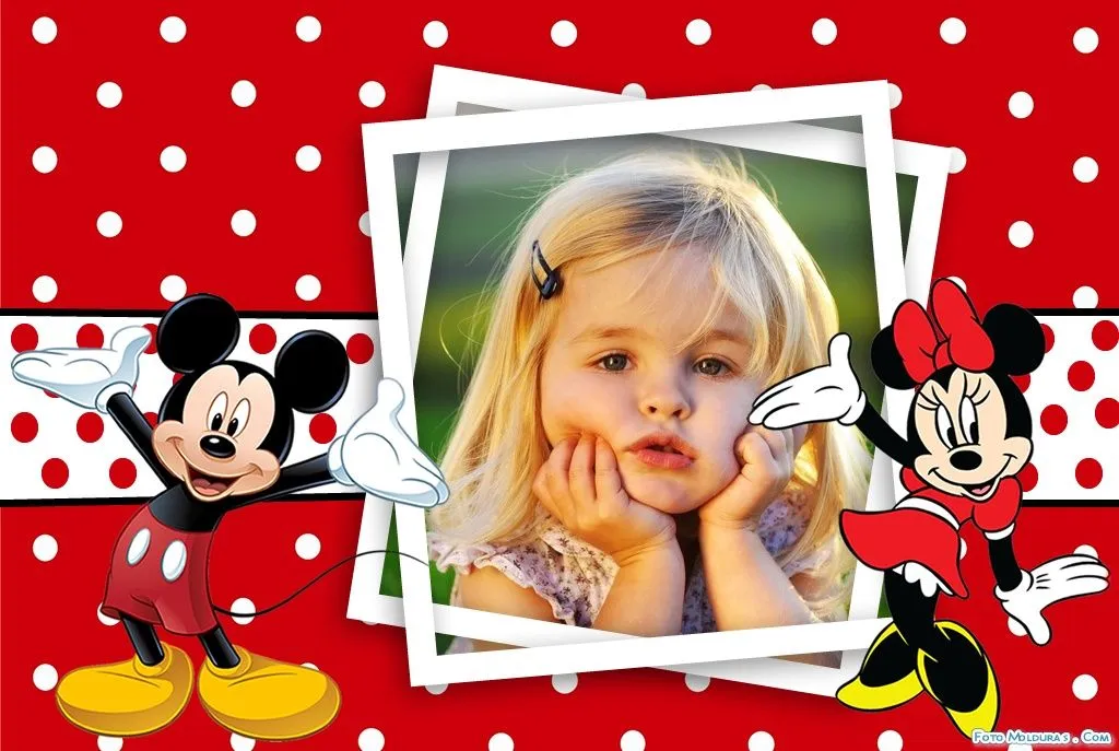 Marco infantil de Minnie y Mickey | Marcos para Fotos Gratis