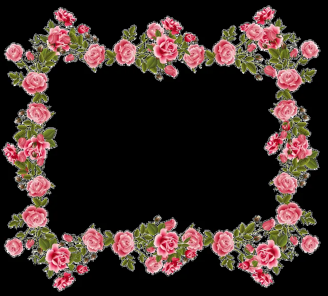 Bordes decorativos de rosas - Imagui
