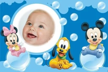 Marcos de Mickey Mouse baby - Imagui