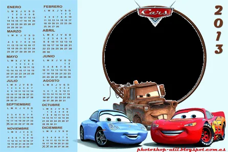 Cars calendario - Imagui
