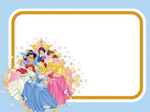 Marcos de princesas para niñas - Imagui
