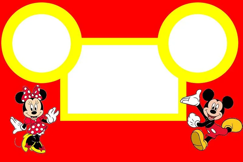 Marcos de Mickey y Minnie para fotos gratis - Imagui