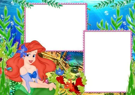 Marcos Princesa Disney Ariel. | Marcos fotos | Pinterest | Ariel ...