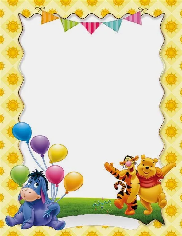 Marcos transparentes de Winnie Pooh para fotos - Imagui