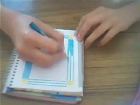 Como hacer margenes para cuadernos bonitos - Imagui