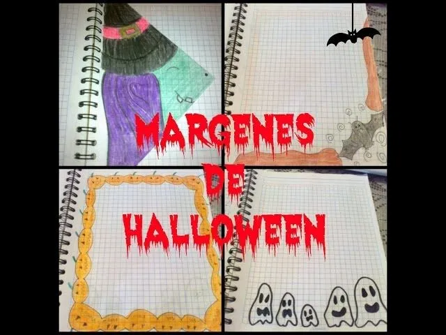 Margenes para tus cuadernos Halloween//ϝҽʅιȥ ɳσƈԋҽ ԃҽ Ⴆɾυʝαʂ ...