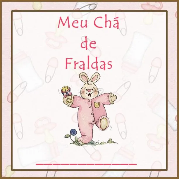 Maria Carlotinha Ateliê: Mais Chá de Fraldas: Rosa para meninas e ...