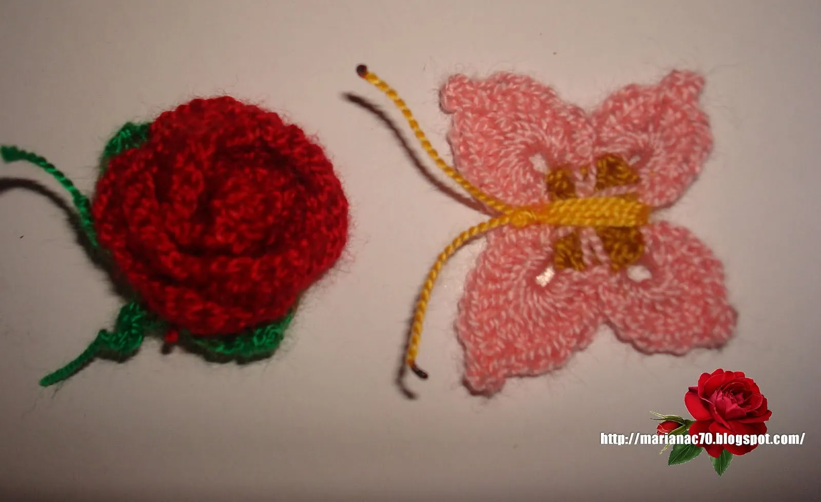 Mariana, Teje y Desteje con Amor: Mariposas a Crochet Mariana, Teje y Desteje con Amor: Mariposas a Crochet