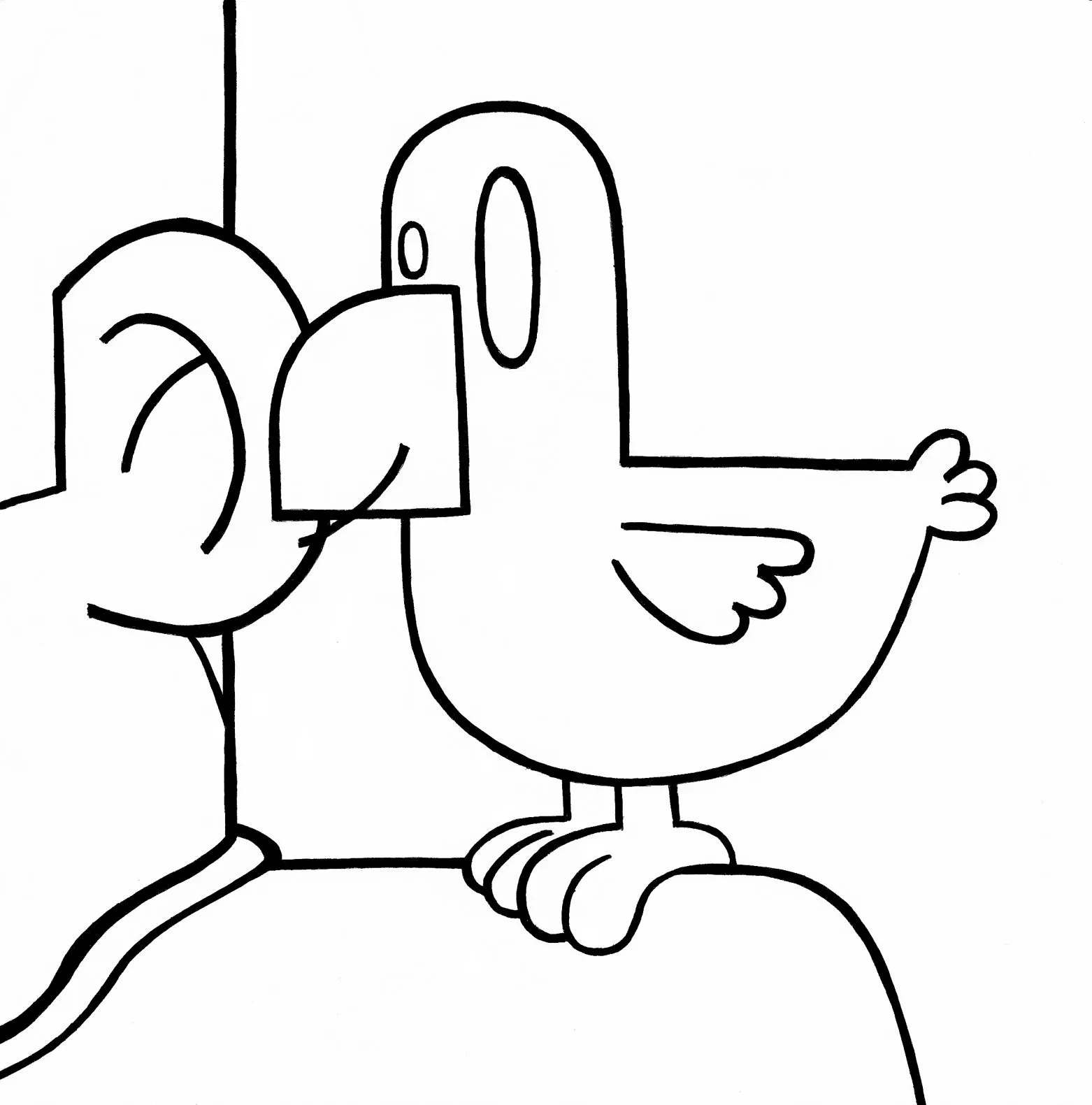 Mariano Ilustrado: El Loro Pelado (para colorear) Mariano Ilustrado: El Loro Pelado (para colorear)
