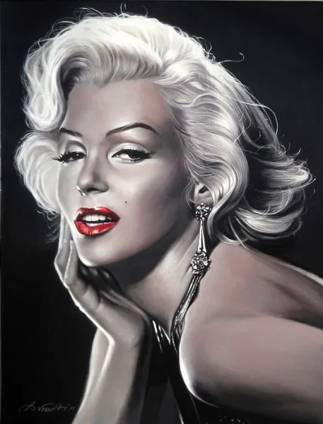 Marilyn Monroe (black and whit) - Opera d'arte di Antonello Venditti