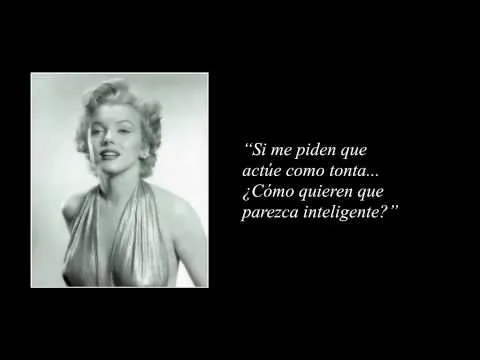 Marilyn Monroe en sus propias palabras - YouTube