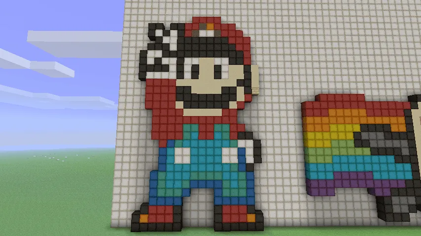 Mario Pixel Art Minecrat by Jedhug on DeviantArt