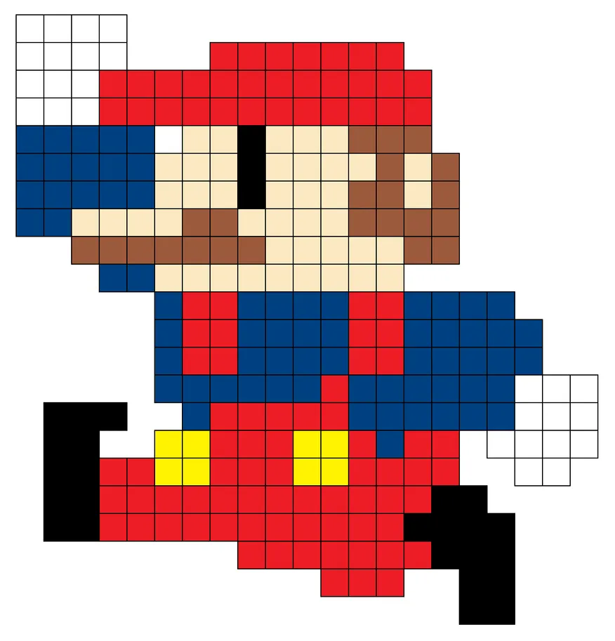Mario Pixel Art by catsinthebox on DeviantArt Mario Pixel Art by catsinthebox on DeviantArt
