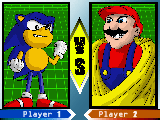 Mario VS Sonic by carra on DeviantArt