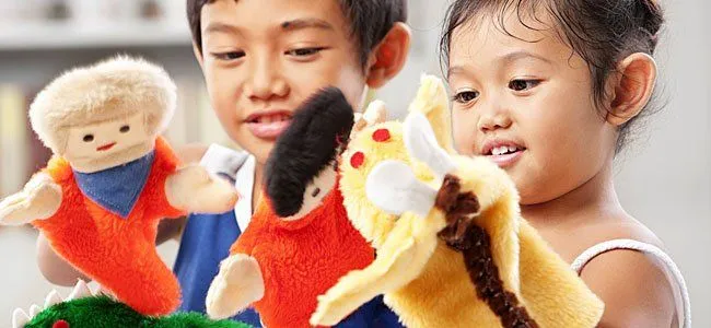 Las marionetas como recurso educativo para niños