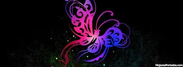 Mariposa colores - ÷ Las Mejores Portadas para tu perfil de Facebook ÷