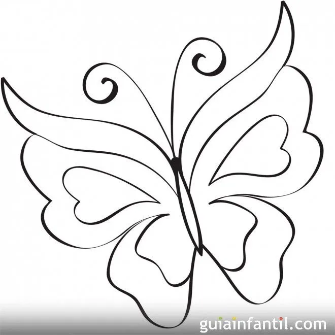 Mariposa para imprimir - 10 dibujos de mariposas para colorear