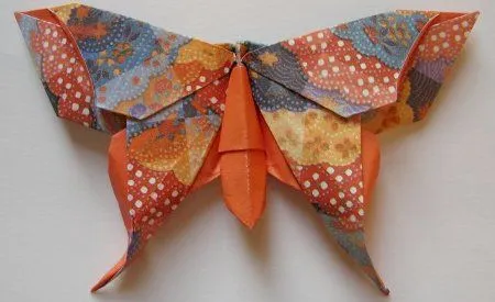 Como hacer una mariposa en origami - Imagui
