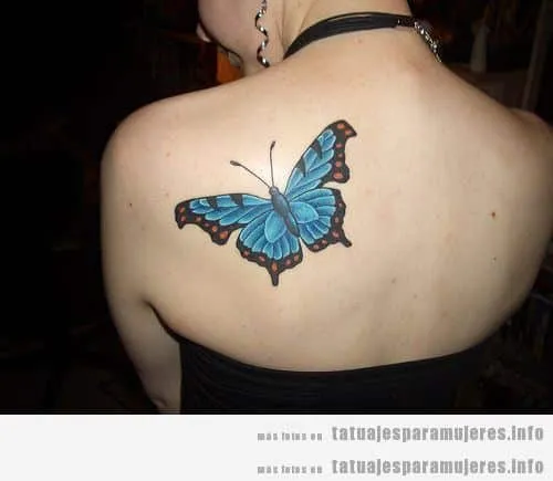 Mariposa | Tatuajes para mujeres | Blog de fotos de tattoos para ...