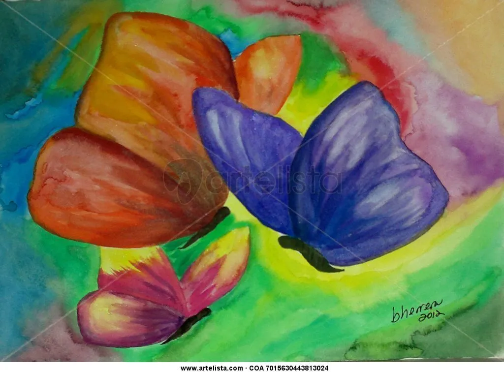 MAriposas arcoiris Beatriz Herrera - Artelista. MAriposas arcoiris Beatriz Herrera - Artelista.