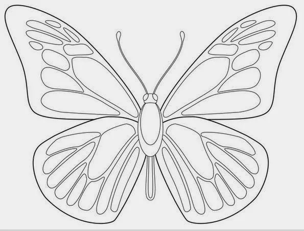Patrones para hacer una mariposa - Imagui