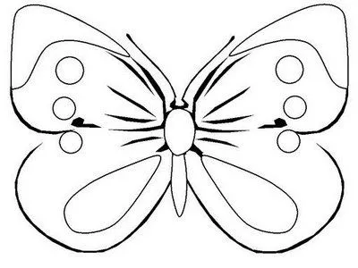Mariposas para colorear, pintar e imprimir Mariposas para colorear, pintar e imprimir