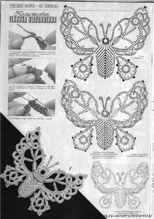 Mariposas crochet patron | Amigurumi | Pinterest | Crochet and Google