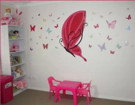 Decoraciónes de habitaciones con mariposas en foami para decorar ...