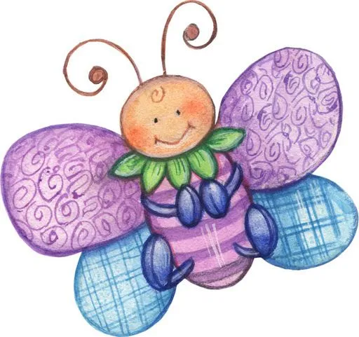 Mariposas infantiles para imprimir-Imagenes y dibujos para imprimir