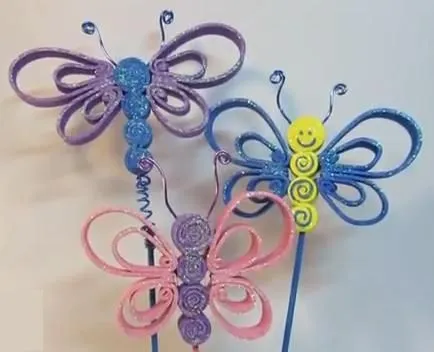Cómo hacer mariposas de Goma Eva | artesanato | Pinterest