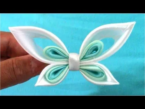 Mariposas Kanzashi butterflies ribbons en cintas para el cabello ...