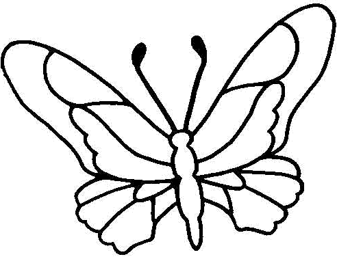 Siluetas de mariposas para imprimir - Imagui