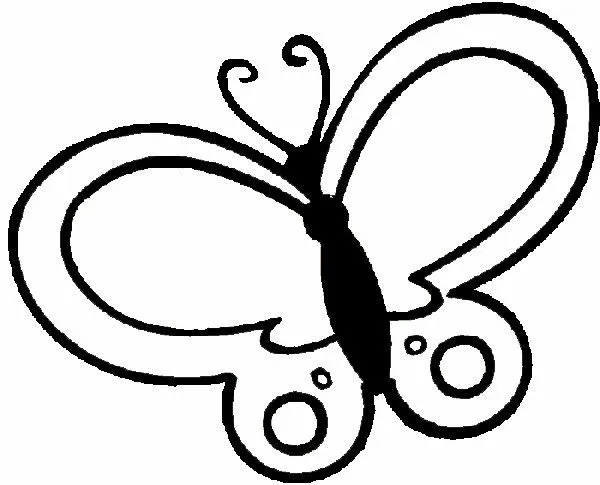 Mariposas lindas y tiernas para dibujar - Imagui