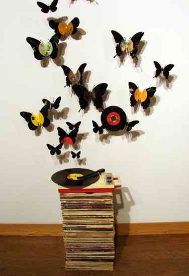 Mariposas recicladas de Paul Willinki | Decoración 2.0