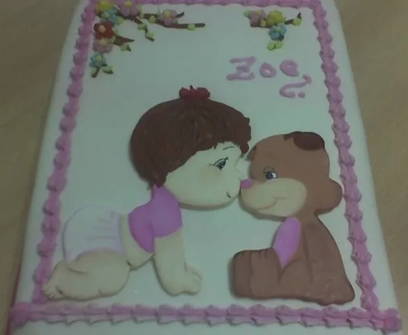 Marisol Bruno: TORTA BAUTISMO NENA