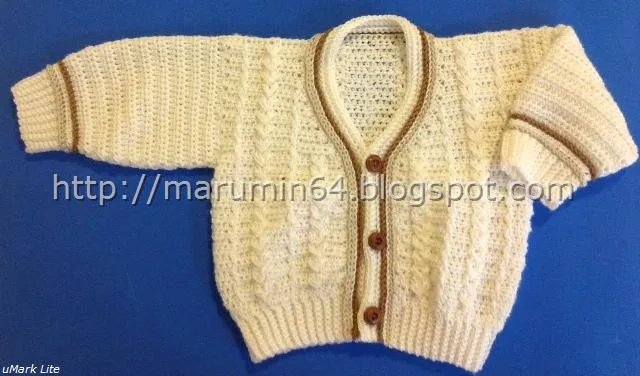 Marumin Crochet: Conjunto Neutral para Bebé / Baby Boy Neutral Set