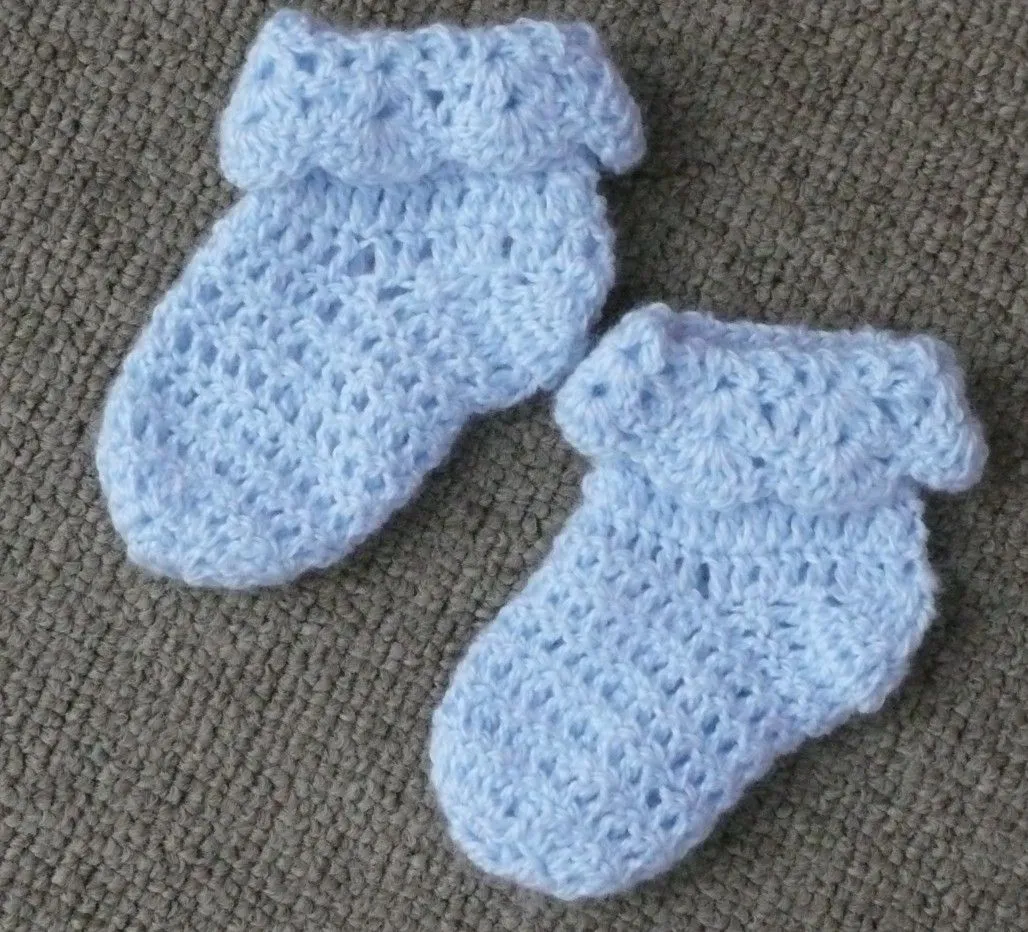 Marumin Crochet: Mediecitas fáciles para bebe