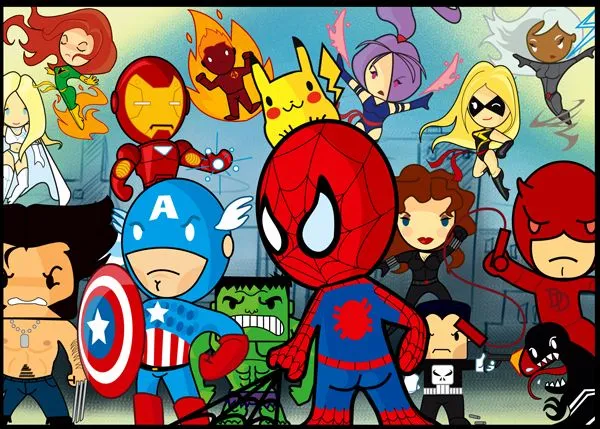Marvel heroes by marcocano on DeviantArt