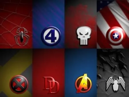 Marvel superhero logos - Imagui