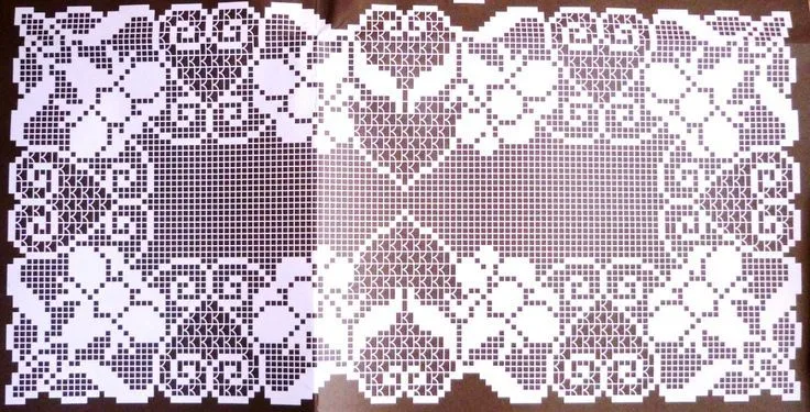 Masa ortuleri on Pinterest | Filet Crochet, Tablecloths and Picasa