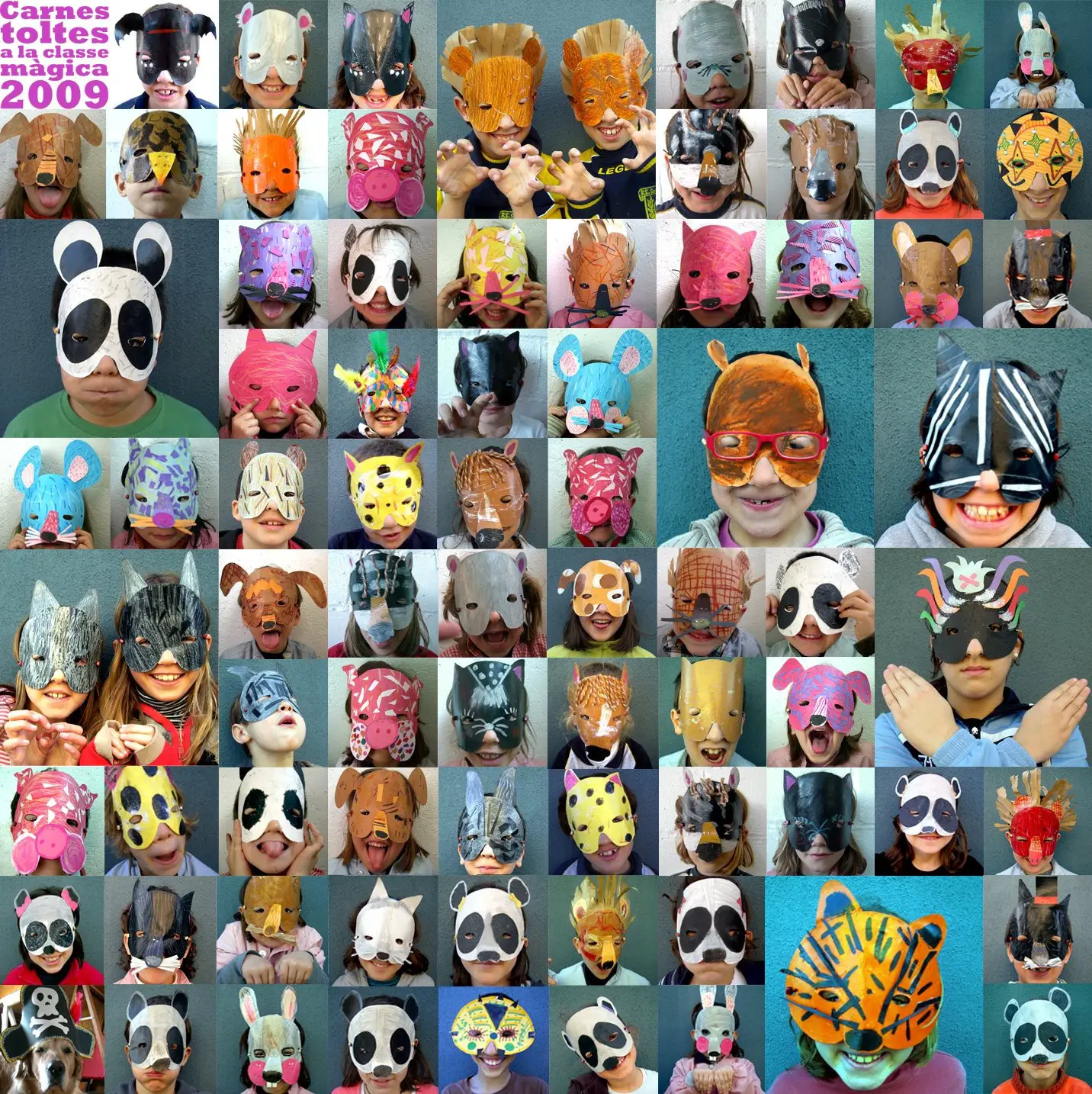 Mascara de Animales con Cartulina y Collage | Manualidades Infantiles