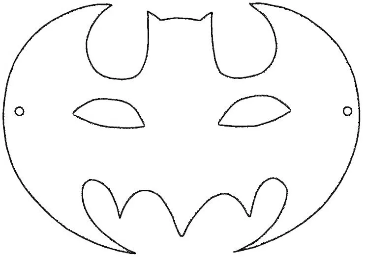 Mascara batman para imprimir - Imagui