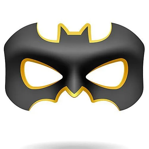 Mascara de Batman 3. - Manualidades a Raudales